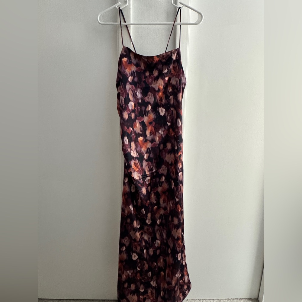 Jason Wu Purple and Orange Floral Dress